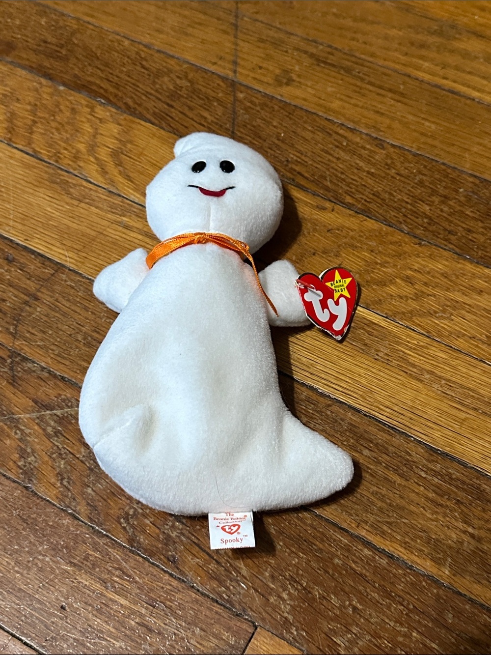 Ty Ghost Beanie Baby, “Spooky”, 1995